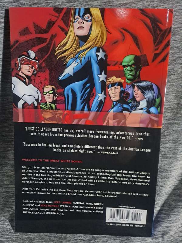 Justice League United Vol.1 Justice League Canada [ISBN 9781401257651](DC Comics)