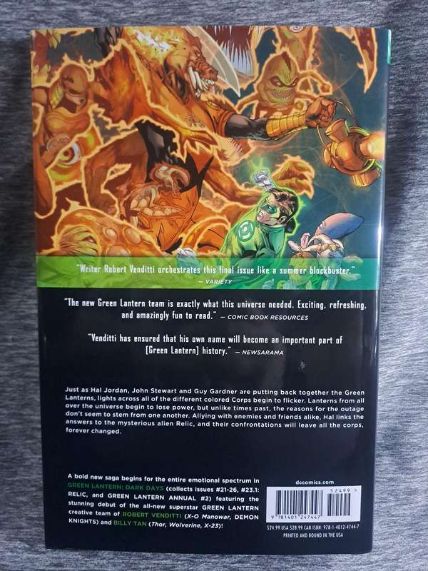 Green Lantern Vol.4 Dark Days [ISBN 9781401247447](DC Comics)