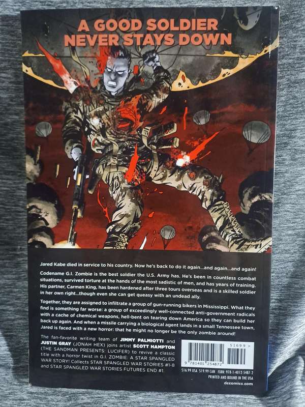 G.I Zombie Vol.1 A Star Spangled War Story [ISBN 97814012 54872](DC Comics)