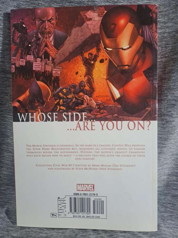 Civil War [ISBN 078512179X](Marvel Comics)