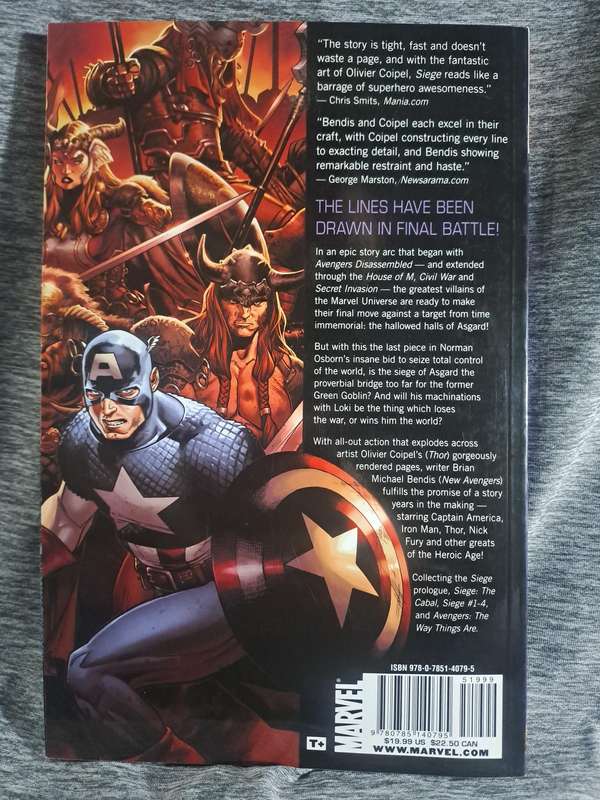 Siege [ISBN 9780785140795](Marvel Comics)