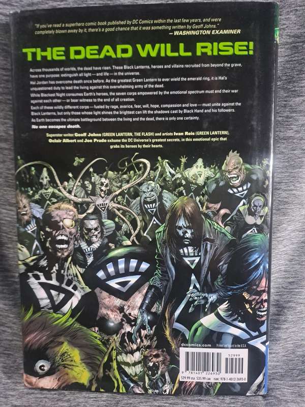 Blackest Night [ISBN 9781401226930](DC Comics)