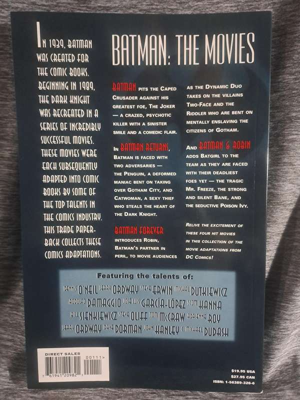 Batman: The Movies [ISBN 1563893266](DC Comics)