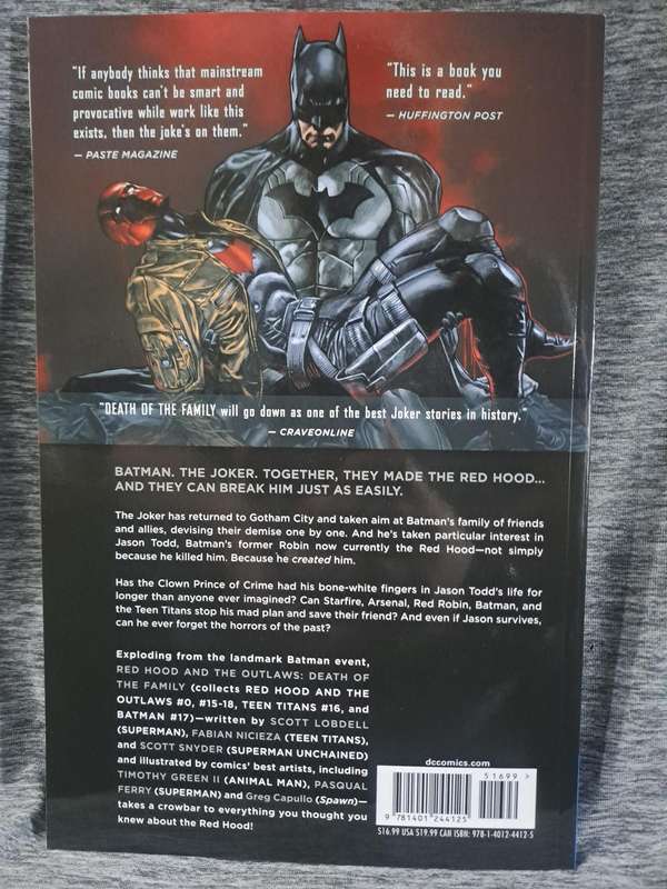 Red Hood And The Outlaws Vol.3 Death Of The Family [ISBN 9781401244125](DC Comics)
