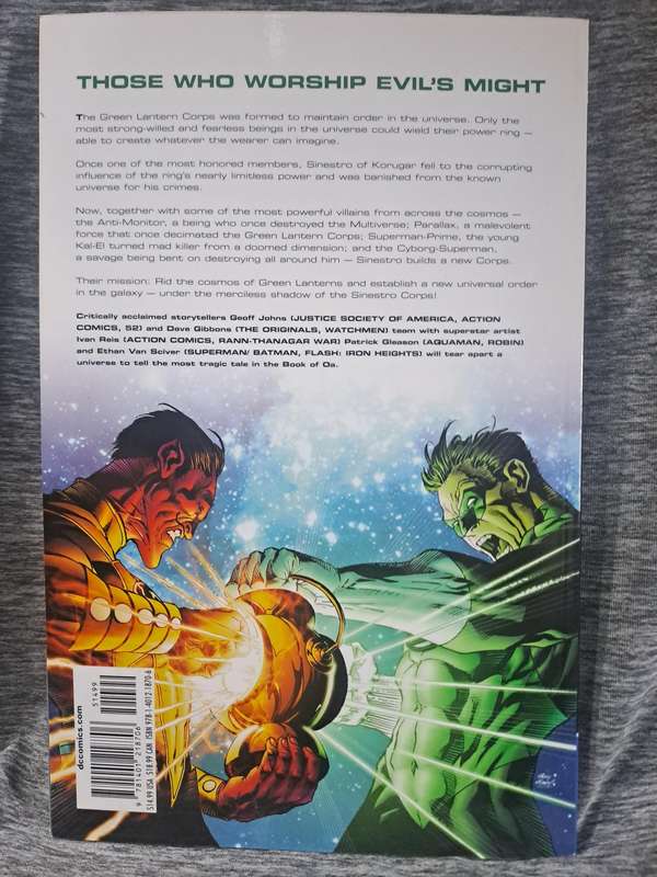 Green Lantern: The Sinestro Corps War Vol.1 [ISBN 9781401218706](DC Comics)