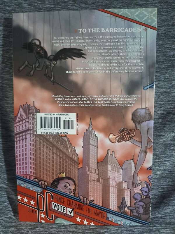 Fables: March Of The Wooden Soldiers Vol.4 [ISBN 9781401202224](Vertigo Comics)