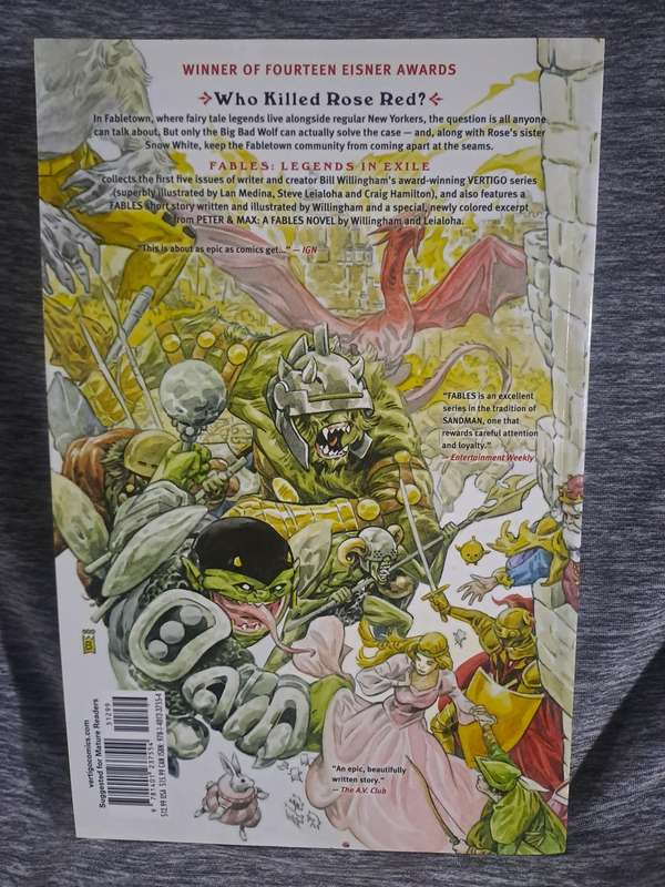 Fables: Legends In Exile Vol.1 [ISBN 9781401237354](Vertigo Comics)