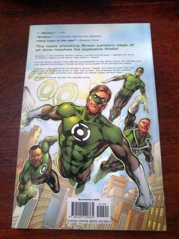 Green Lantern The Sinestro Corps War Vol.1 [ISBN9781401220365] (DC Comics)
