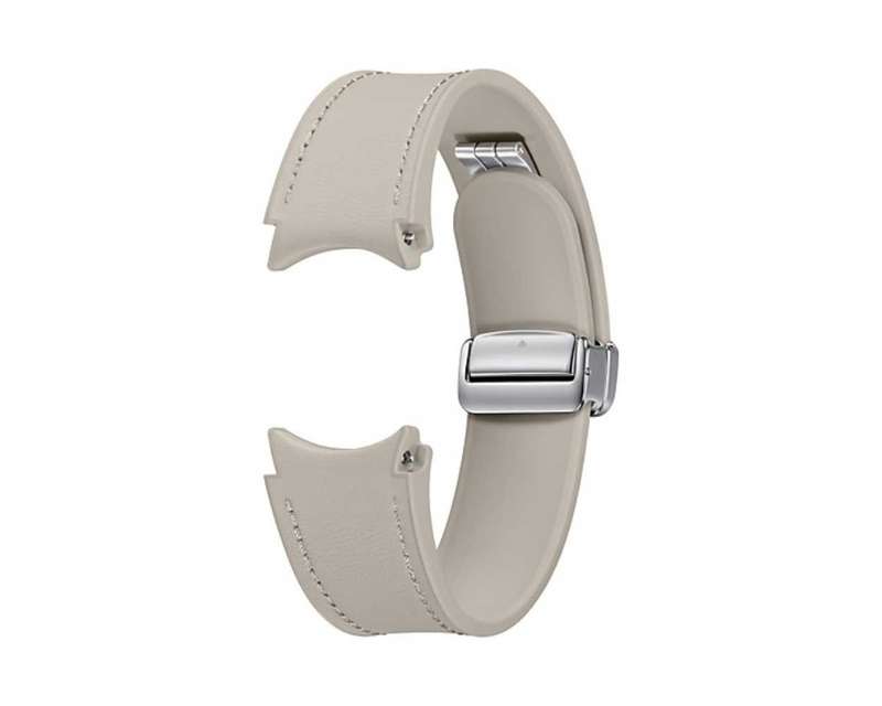 Samsung Galaxy Watch D-Buckle Hybrid Eco-Leather Band (M/L)- Etoupe colour