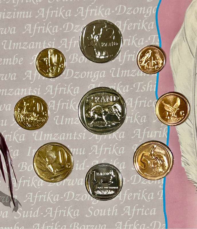 1996 BRILLIANT (B-UNC) SA UNCIRCULATED COIN SET SPOTLESS IN FULL FOULDER