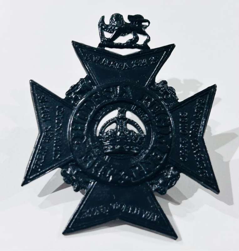 The Rhodesia Regiment hat badge 1972  1980 see images