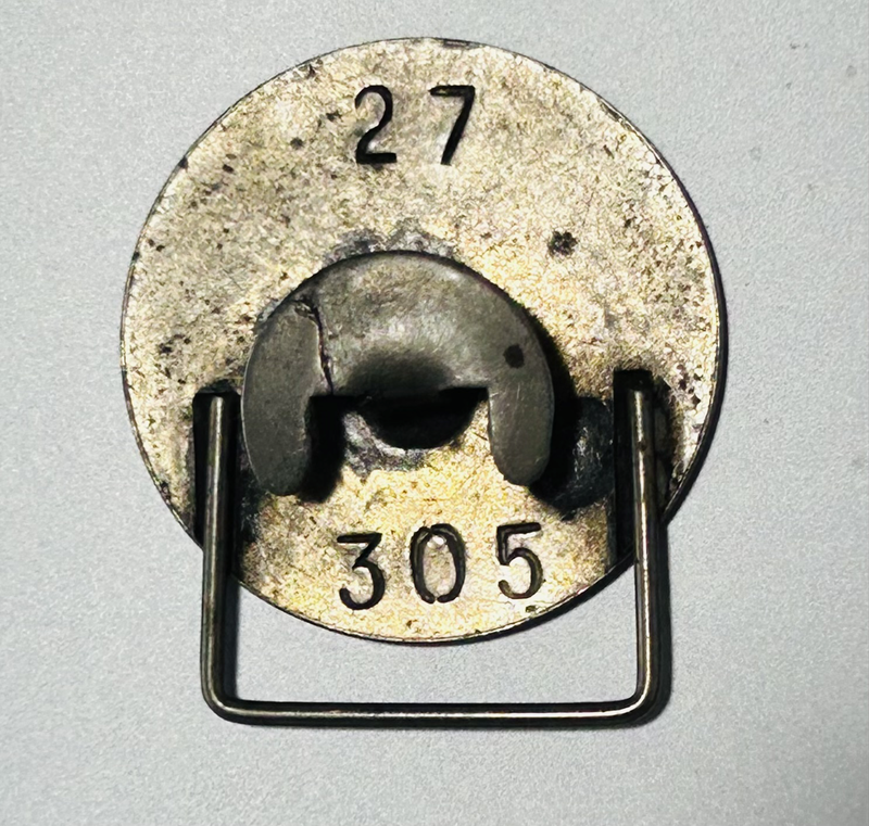 WW2 South African On War Service Op Diens Lapel Badge