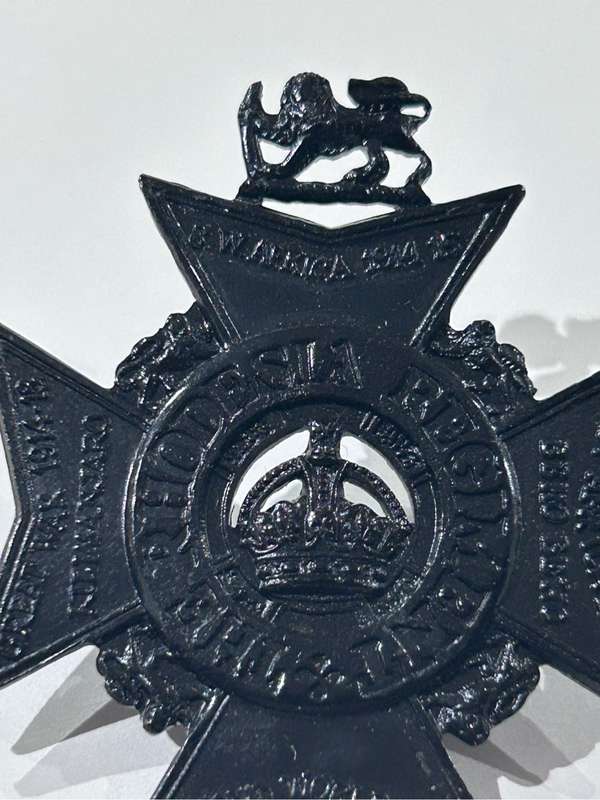 The Rhodesia Regiment hat badge 1972  1980 see images