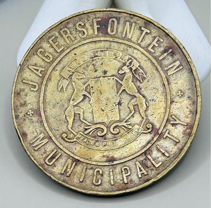 1913 - Jagersfontein Municipality Water Token