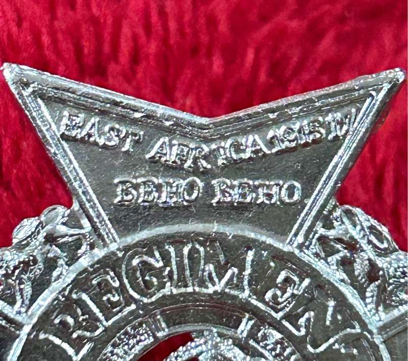 Rhodesia Regiment anodised cap badge circa 1972-80