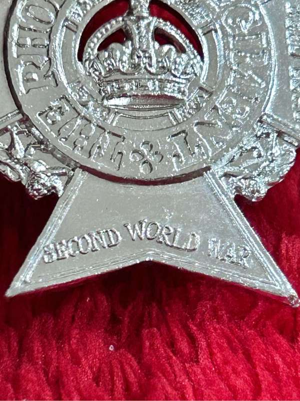 Rhodesia Regiment anodised cap badge circa 1972-80