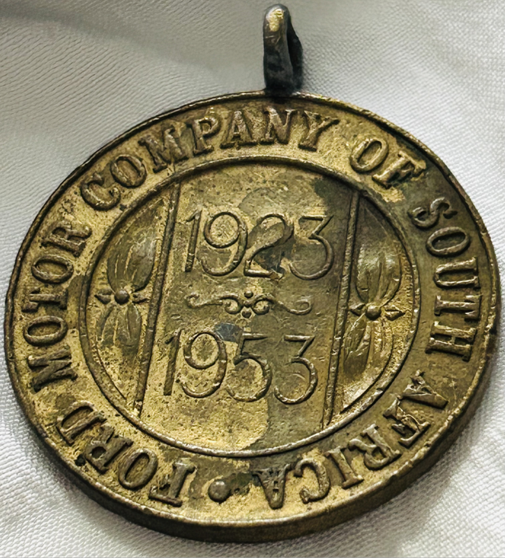 Medal - 50th Anniversary of Ford Motor Company