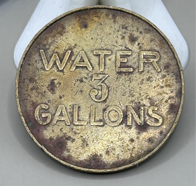 1913 - Jagersfontein Municipality Water Token