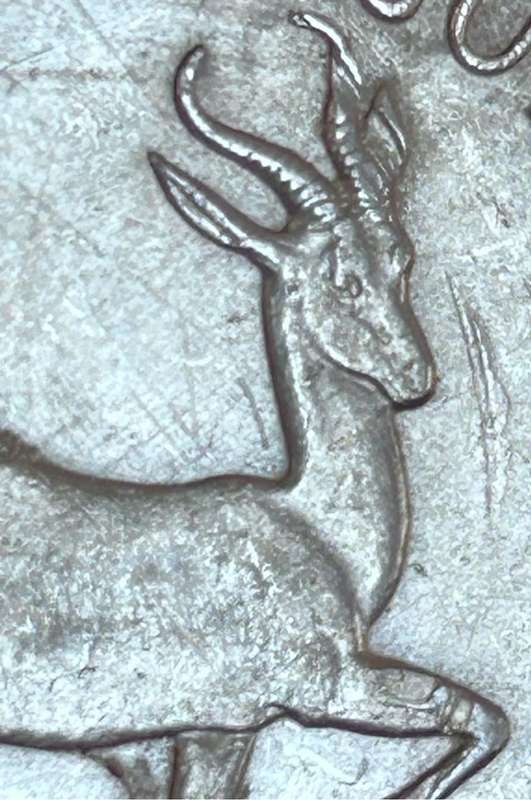 1947 Error 5 Shilling Collar Die Crack Error- Rare error / Low Mintage