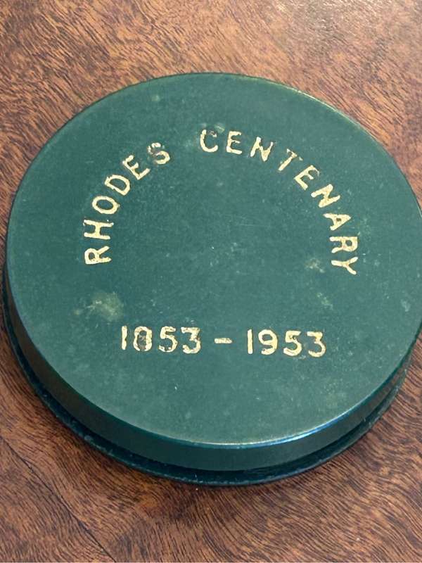 1953 RHODESIA CROWN - SILVER IN ORIGINAL HOLDER AS ISSUED