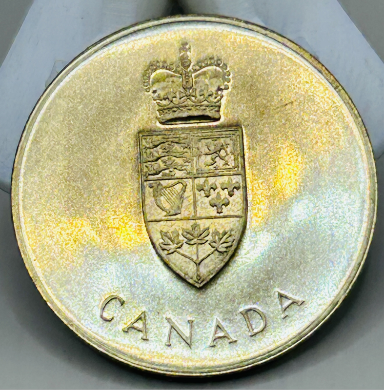 Canada Coat of Arms ~ 1967 Confederation Medal ~ Centennial Logo Maple Leaf