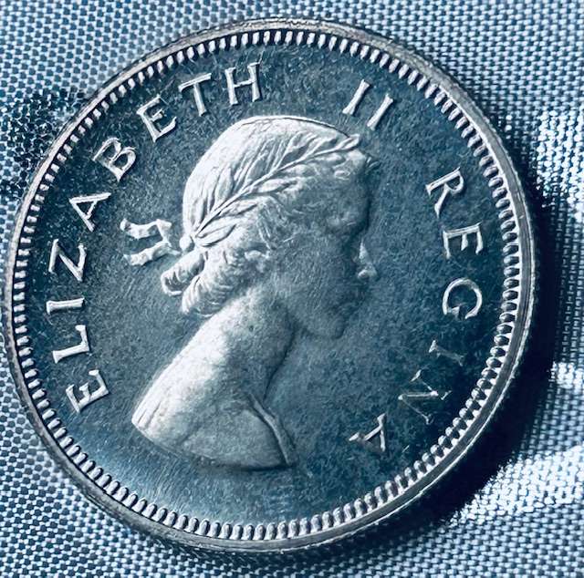 1953 2 Shilling SA Union PROOF/PL Silver coin Brilliant Beauty