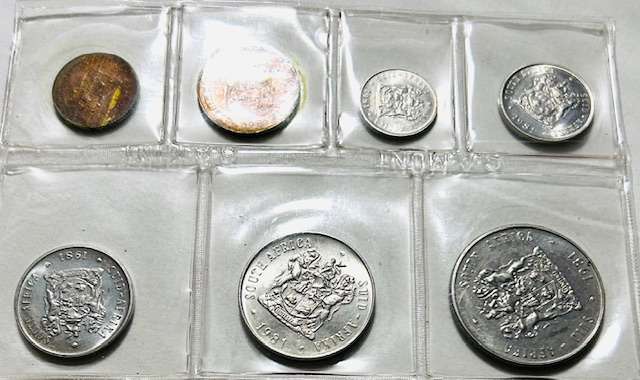 1981 SA MINT PACK STILL AS FROM MINT FULLY UNCIRCULATED