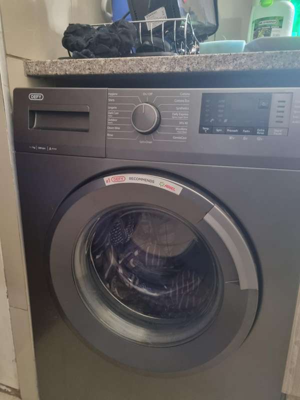 Defy 7KG DAW384 Front Loader Washing Machine - Manhattan Grey