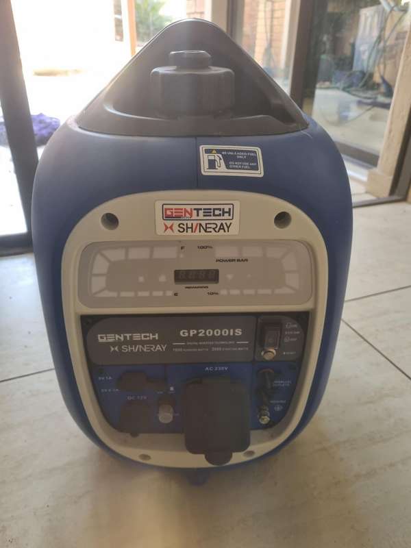 Gentech Power 2kVA Digital Pure Sine Wave Inverter Generator (Recoil) Blue