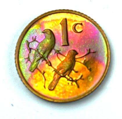 1982+1983 Beautifully toned 1 cents