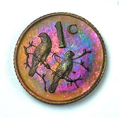 1982+1983 Beautifully toned 1 cents