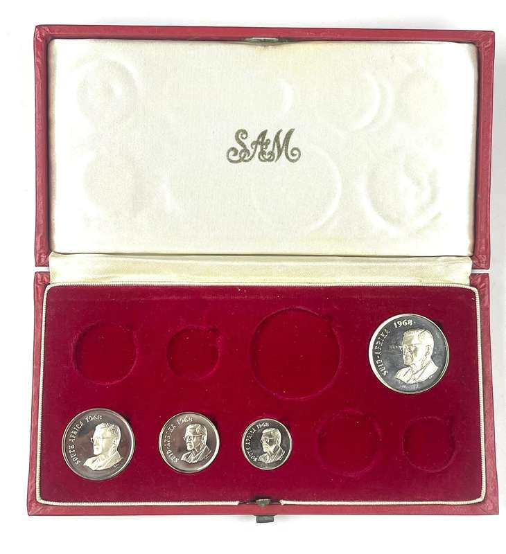1968 partial proof set (As per images)