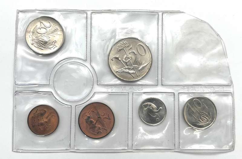 1968 partial Uncirculated mint pack set (No R1)