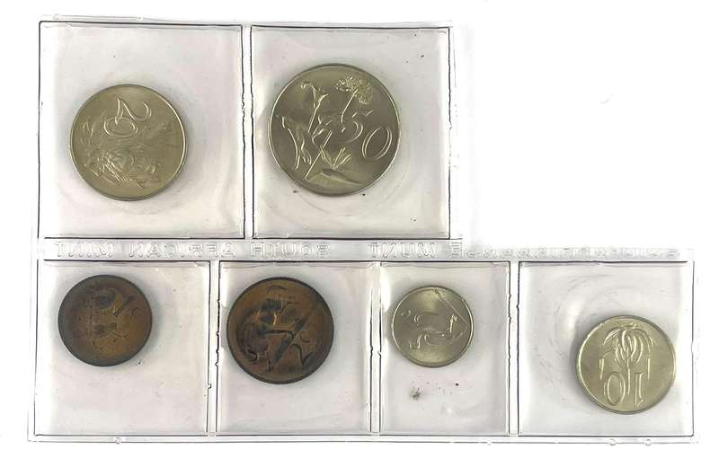 1968 partial Uncirculated mint pack set (No R1)