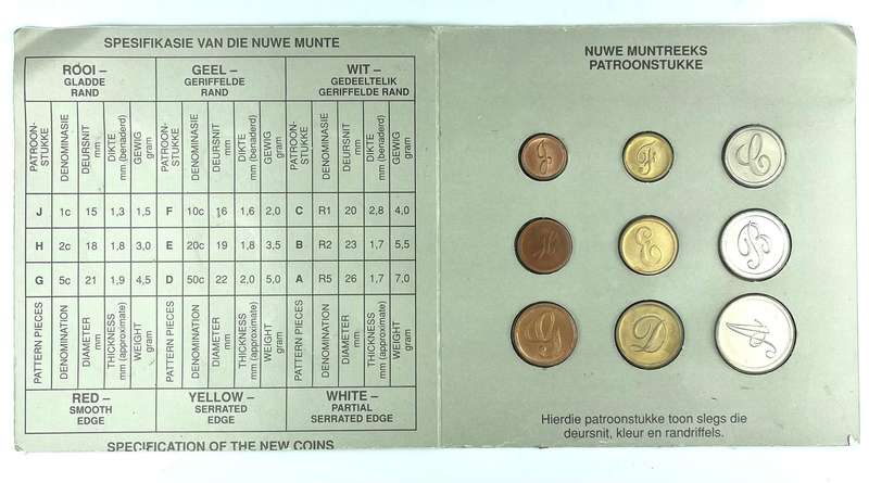 1989 Pattern Coin Set
