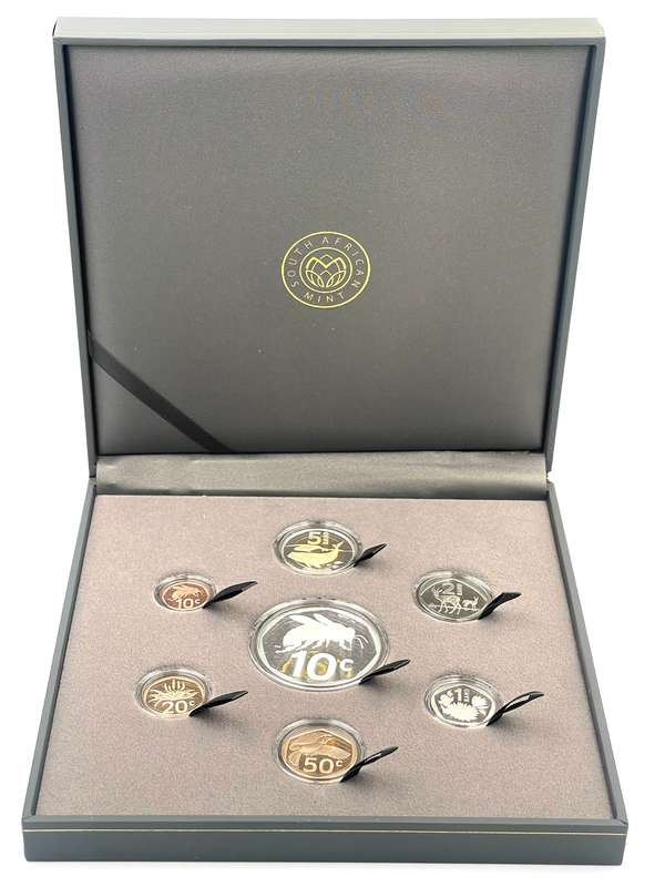 2024 South Africa Proof Coin Set with Silver 1oz Bee in original mint box *** Mintage ONLY 750 ***