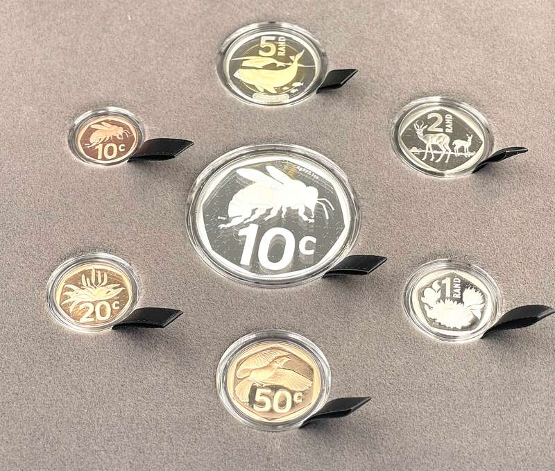 2024 South Africa Proof Coin Set with Silver 1oz Bee in original mint box *** Mintage ONLY 750 ***