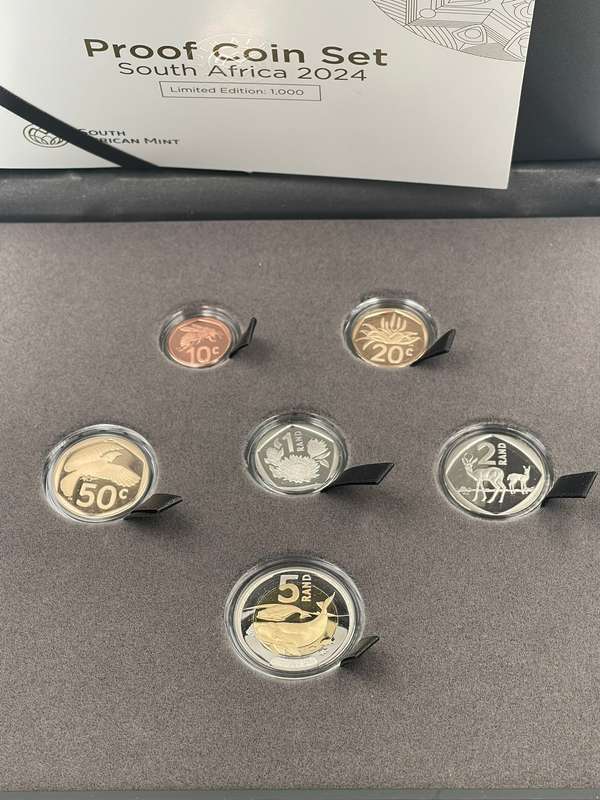 2024 South Africa Proof Coin Set in original mint box