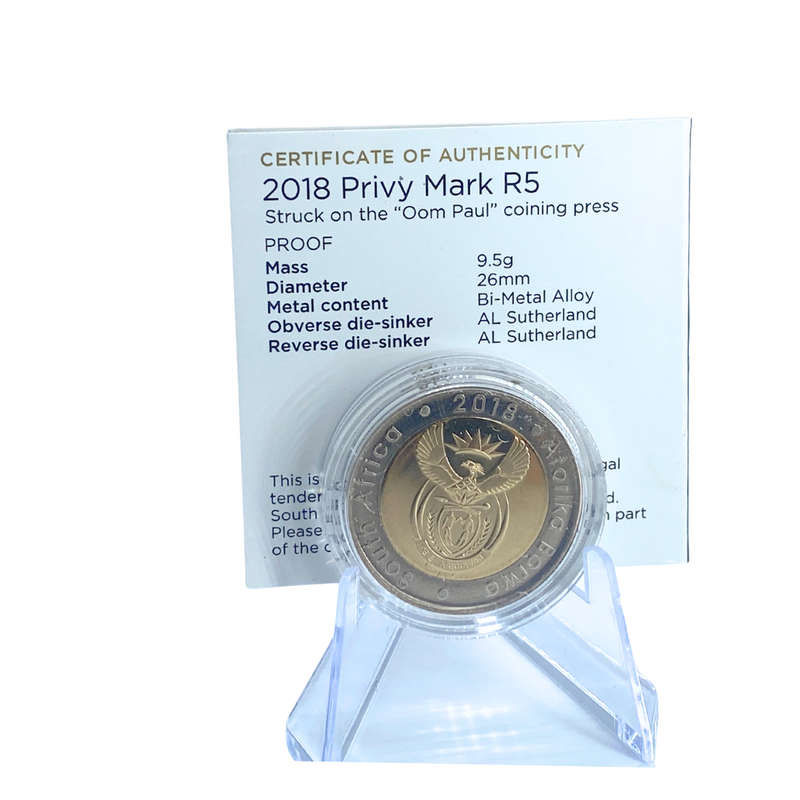 2018 Oom Paul Mintmark R5 - Mintage ONLY 254 - **LOWEST MINTAGE OOM PAUL**