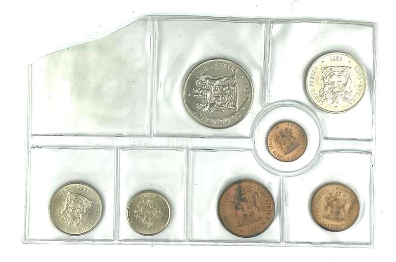 1971 partial uncirculated mint pack set (No R1)