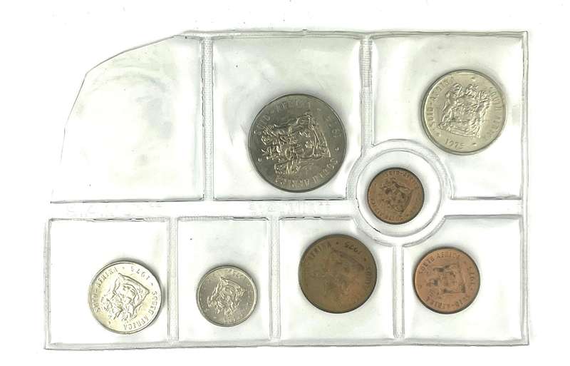 1975 partial uncirculated mint pack set (No R1)