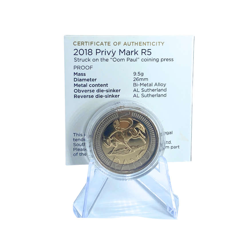 2018 Oom Paul Mintmark R5 - Mintage ONLY 254 - **LOWEST MINTAGE OOM PAUL**