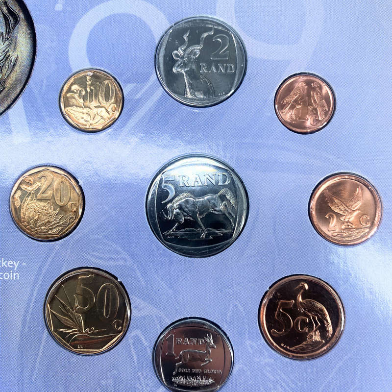 1998 South Africa (UNC) Uncirculated Mint Set * **Mintage ONLY 4,487**