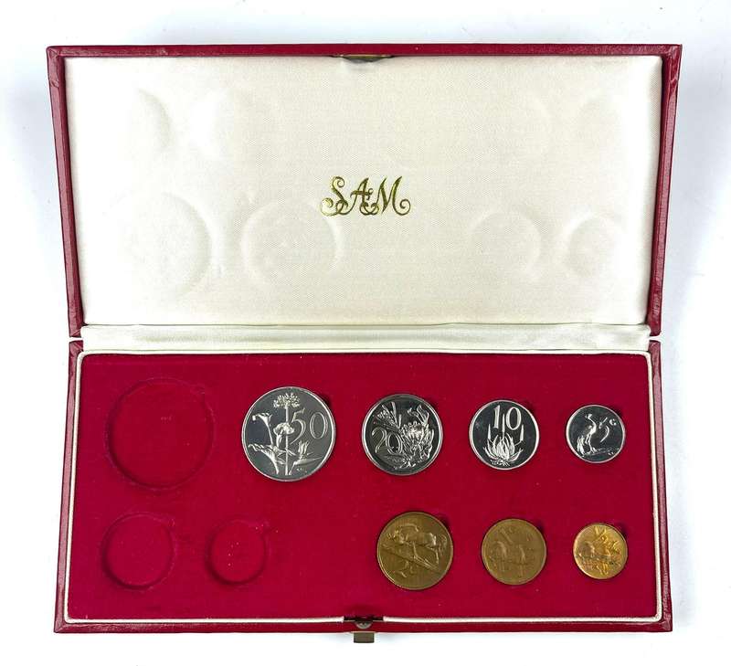 1977 Partial proof set, no gold, no silver R1