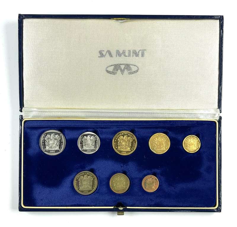 1992 South Africa Proof Coin Set **Mintage ONLY 10263**
