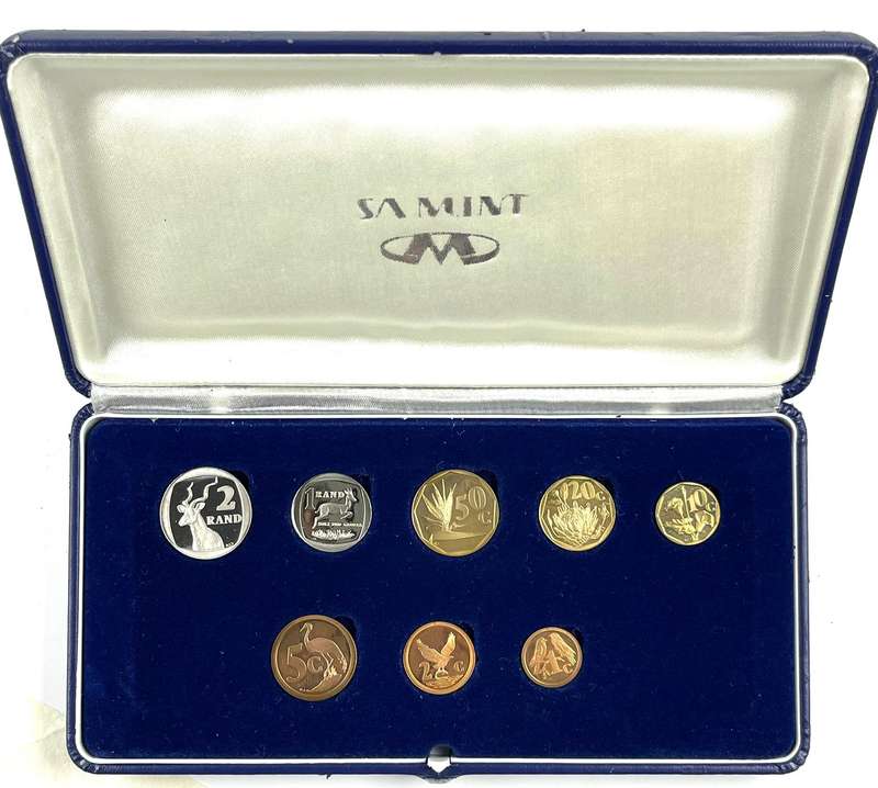 1993 South Africa Proof Coin Set **Mintage ONLY 7790**