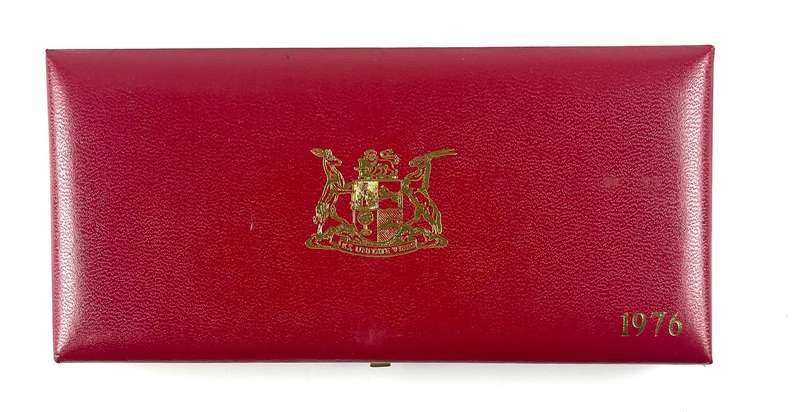 1976 Partial proof set, no gold, no silver R1