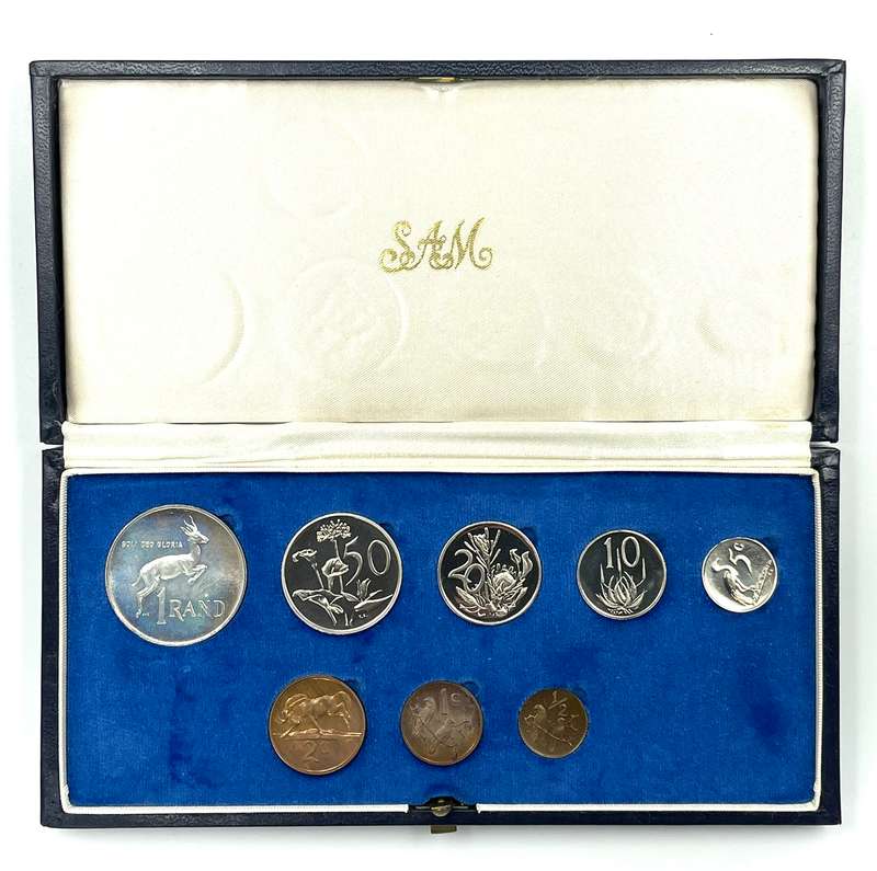 1973 South Africa Proof Coin Set in original mint box **Mintage ONLY 4000*