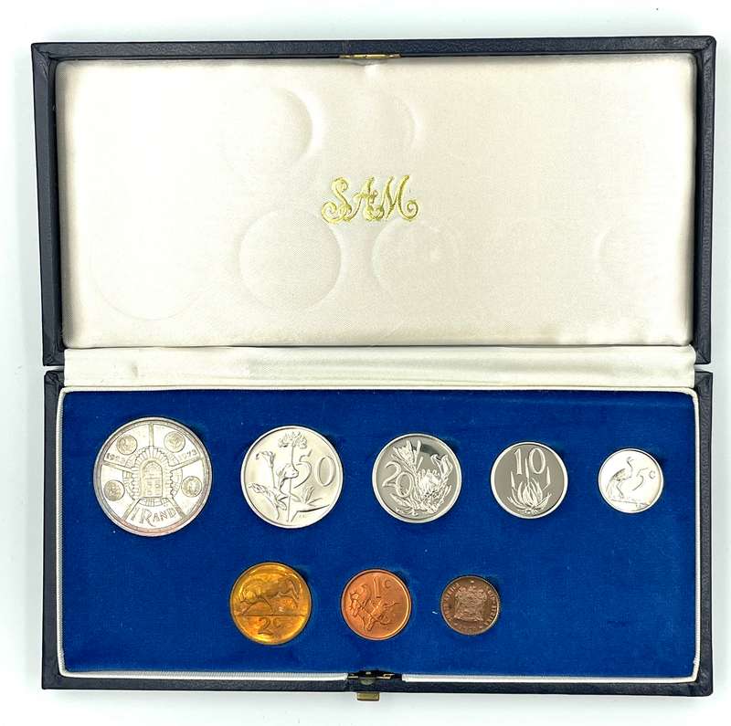 1974 South Africa Proof Coin Set in original mint box **Mintage ONLY 4000**