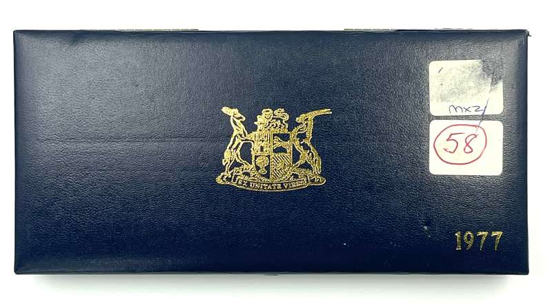 1977 South Africa Proof Coin Set in original mint box **Mintage ONLY 7000**